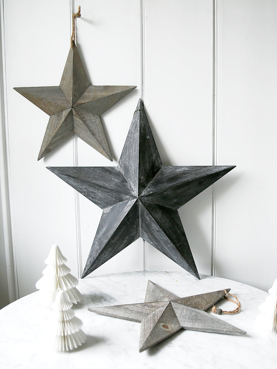 Wooden Hanging Star